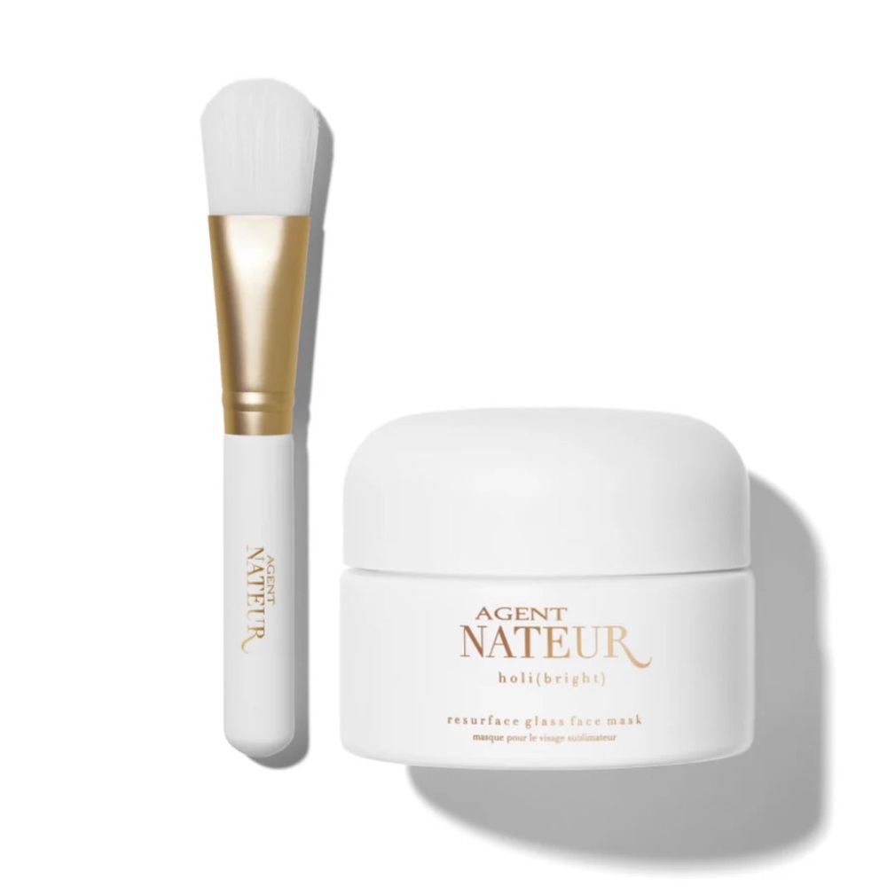 NIB Agent Nateur + Face Mask Brush Duo